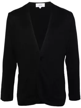 Lardini кардиган с V-образным вырезом, черный