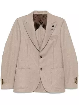 Lardini кашемировый пиджак, коричневый