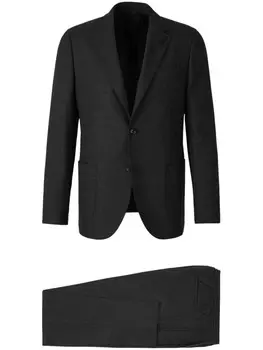 Lardini костюм в клетку, черный
