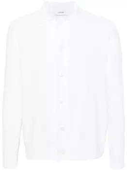 Lardini махровый кардиган, белый