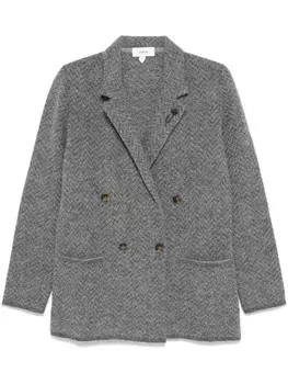 Lardini меланжевый пиджак, серый