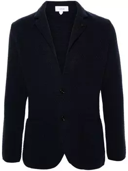 Lardini однобортный кашемировый блейзер, синий
