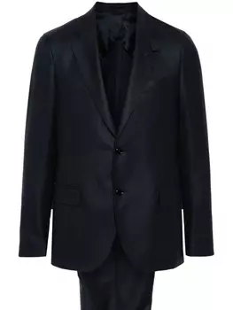 Lardini однобортный костюм, синий