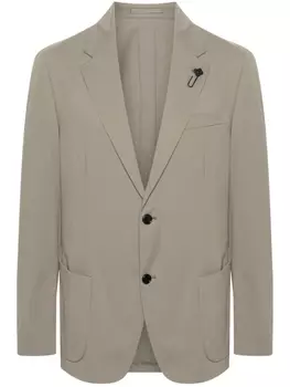 Lardini однобортный пиджак, серый