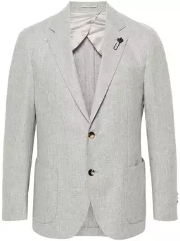Lardini однобортный пиджак, серый