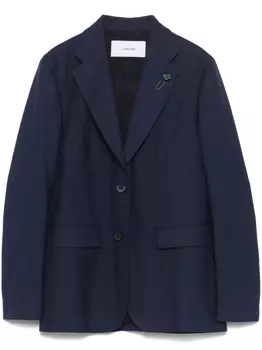 Lardini однобортный пиджак, синий