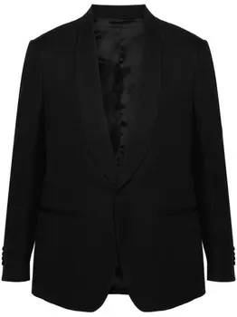 Lardini пиджак с металлизированной нитью, черный