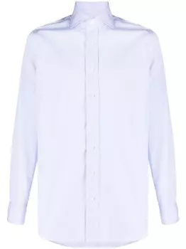 Lardini полосатая рубашка, синий