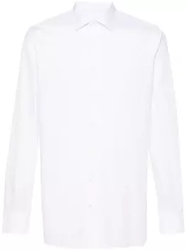 Lardini поплиновая рубашка Eqdante, белый