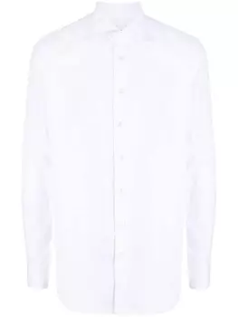Lardini поплиновая рубашка на пуговицах, белый