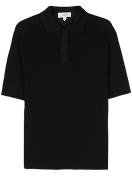 Lardini рубашка поло рыхлой вязки, черный