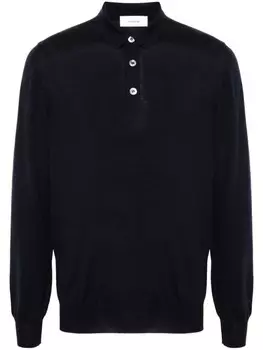 Lardini рубашка поло с длинным рукавом, синий