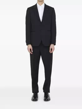 Lardini шерстяной костюм, черный