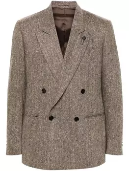 Lardini шерстяной пиджак, коричневый