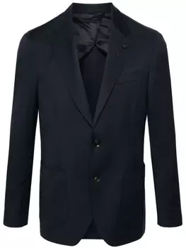 Lardini шерстяной пиджак, синий