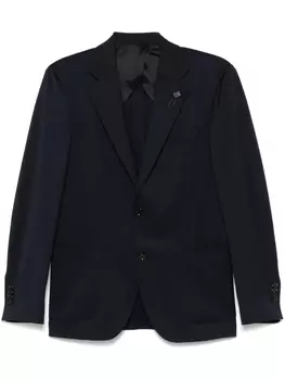 Lardini шерстяной пиджак, синий