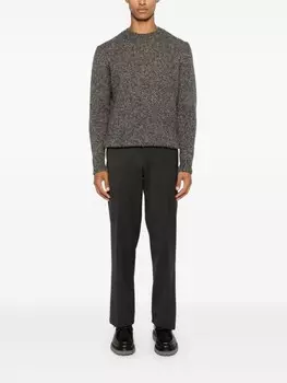 Lardini свитер с круглым вырезом, черный