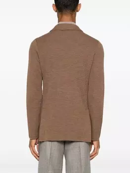 Lardini трикотажный пиджак, коричневый