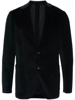 Lardini вельветовый блейзер, синий