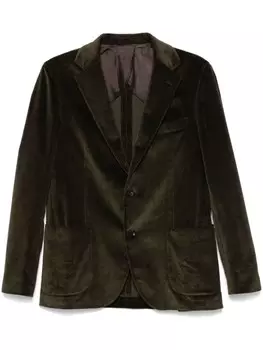 Lardini вельветовый пиджак, зеленый