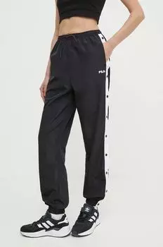 Лариса спортивные штаны Fila, черный