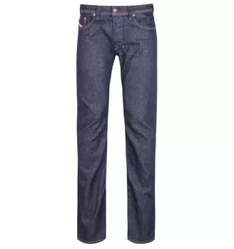 Larkee темные джинсы прямого кроя Diesel, синий