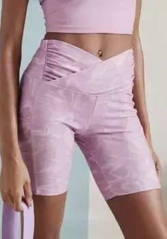 LASCANA ACTIVE функциональные брюки "спортивные брюки" с принтом по всей поверхности и небольшим карманом на молнии, розовый