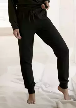 LASCANA брюки для отдыха "штаны для отдыха" с боковыми карманами, черный