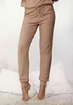 LASCANA брюки для отдыха "штаны для отдыха" с боковыми карманами, коричневый