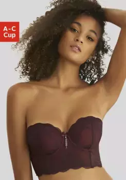 LASCANA бюстгальтер с чашками, красный