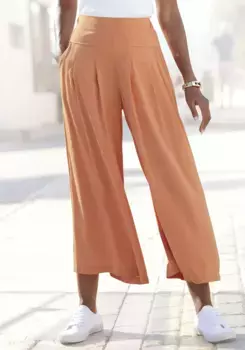 LASCANA кюлоты с карманами, цвет Peach