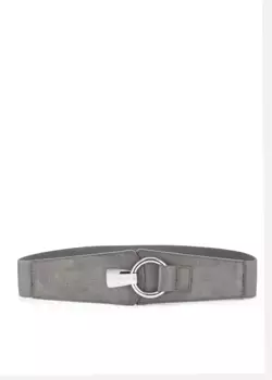 LASCANA Поясной ремень, стрейч, с эффектом фигуры, для платья и комбинезона, пояс для живота VEGAN, серый