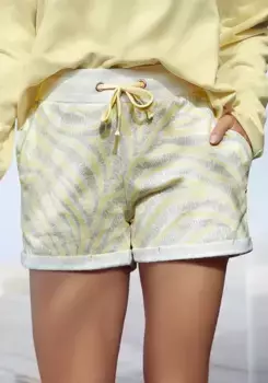 LASCANA шорты для отдыха, с боковыми карманами, костюм для отдыха, серый