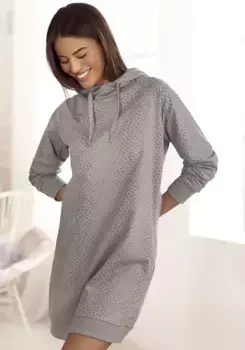 LASCANA спортивное платье, коричневый