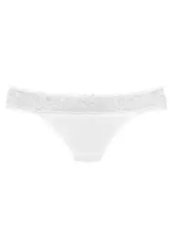 LASCANA стринги "Luciana" с тонким кружевом, кремовый