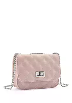 LASCANA сумка через плечо, мини-сумка, сумочка, сумка с ручкой-цепочкой VEGAN, цвет Ros