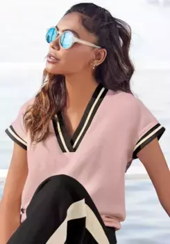 LASCANA свитер-жилет, цвет Ros