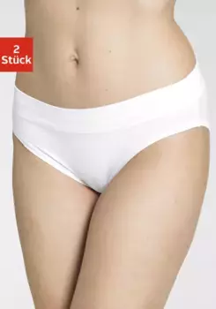 LASCANA Трусы "Circular Collection" (упаковка, 2 шт.), белый