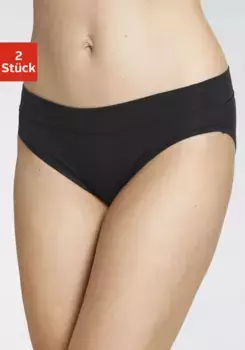 LASCANA Трусы "Circular Collection" (упаковка, 2 шт.), черно-белый