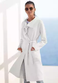 LASCANA вязаное пальто, белый