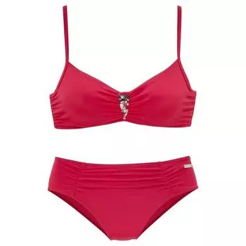 LASCANA женское бикини на косточках, цвет rot