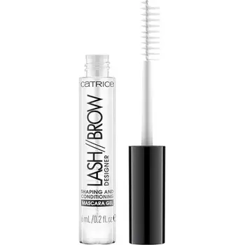 Lash Brow Designer Формирующая и кондиционирующая тушь для ресниц Гель для бровей № 010 Прозрачный стойкий веганский, Catrice