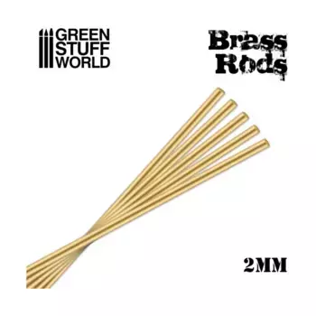 Латунные стержни - 2мм, Sculpting & Terrain Supplies - Rods & Tubes (Green Stuff World)