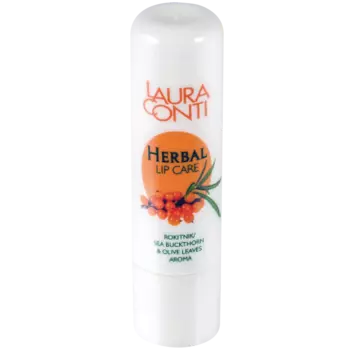 Laura Conti Herbal помада защитная с экстрактом облепихи, 4,8 г