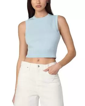 Лаурел Укороченный Свитер-Жилет Joe's Jeans, синий