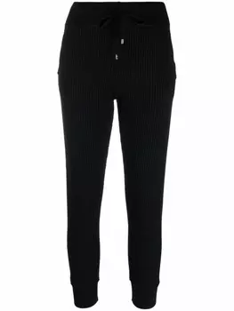 Lauren Ralph Lauren брюки фактурной вязки, черный