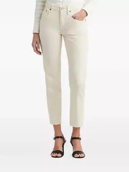 Lauren Ralph Lauren джинсы с завышенной талией, нейтральный