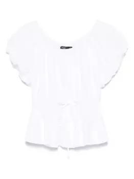 Lauren Ralph Lauren хлопковая блузка, белый