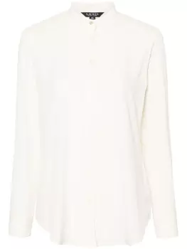 Lauren Ralph Lauren креповая рубашка Heiberly, нейтральный цвет