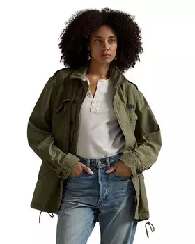 Lauren Ralph Lauren Куртка на молнии спереди, зеленый